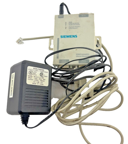 Siemens apogee ethernet - apogee,